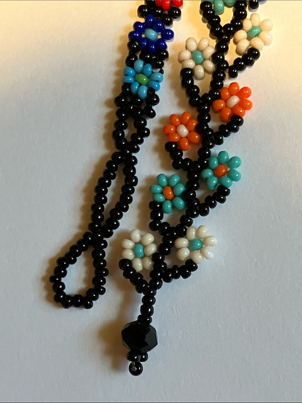 2 beaded flower bracelets - vintage Y2K / Hippie / Boho - Picture 4 of 10